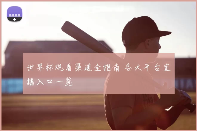世界杯观看渠道全指南 各大平台直播入口一览