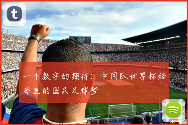 一个数字的期待：中国队世界杯赔率里的国民足球梦