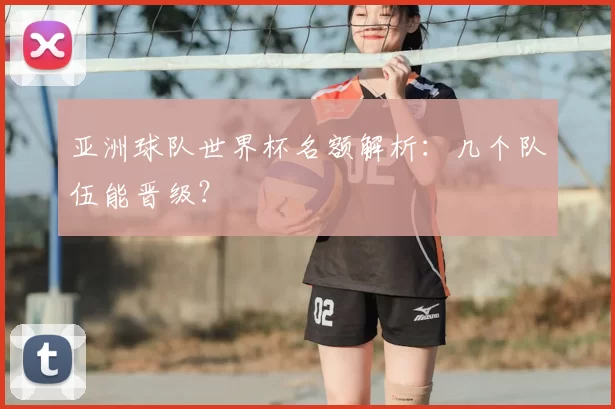 亚洲球队世界杯名额解析：几个队伍能晋级？