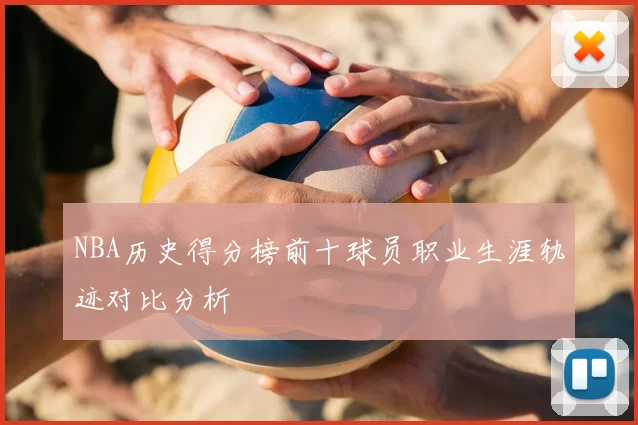 NBA历史得分榜前十球员职业生涯轨迹对比分析